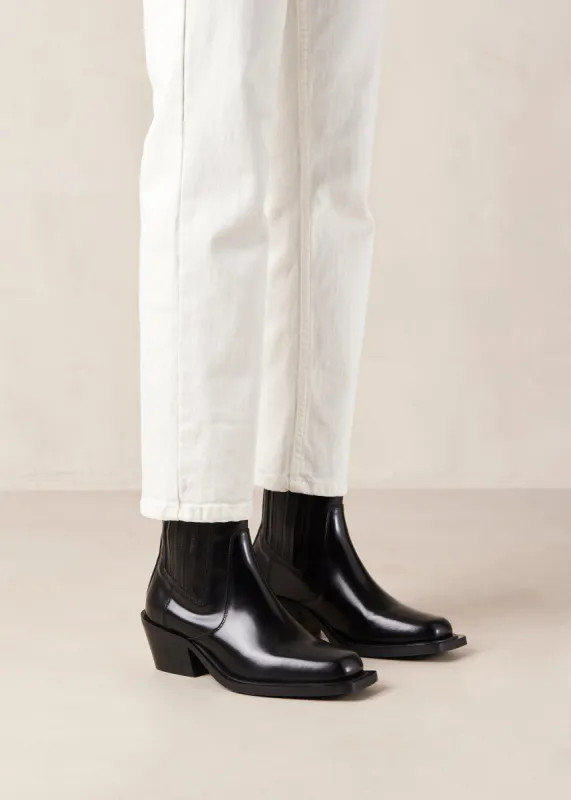 Denver Leather Ankle Boots Black sold by Ivalo.com