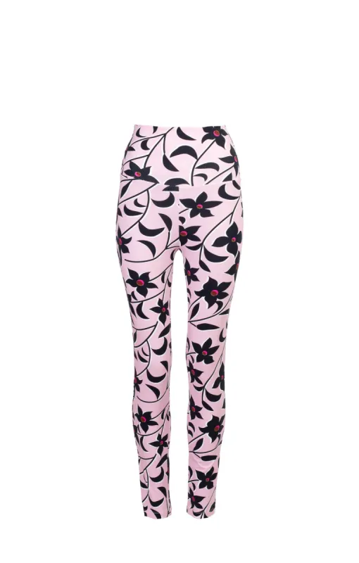 Jasna Jersey Leggings Pastel Flowers sold by Ivalo.com