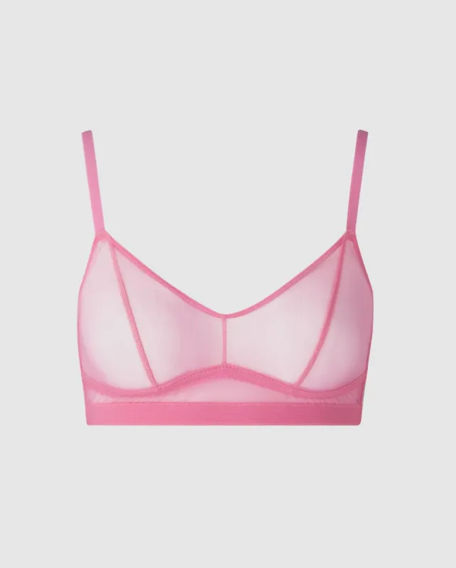 Mesh Balconette Candy Pink sold by Ivalo.com