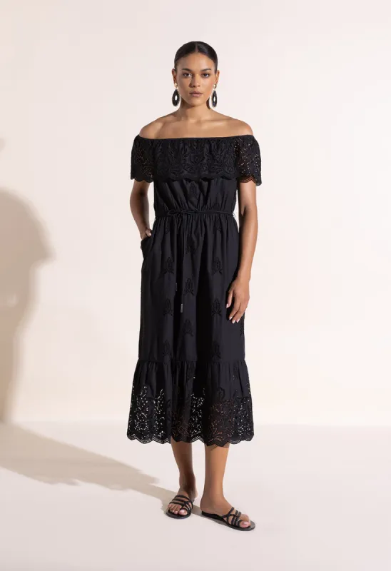 Tiorienne Midi Dress Onyx Black sold by Ivalo.com