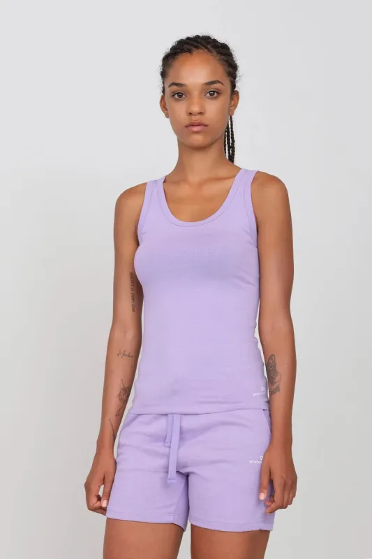 Women's Stretchy Tank Top Purple sold by Ivalo.com