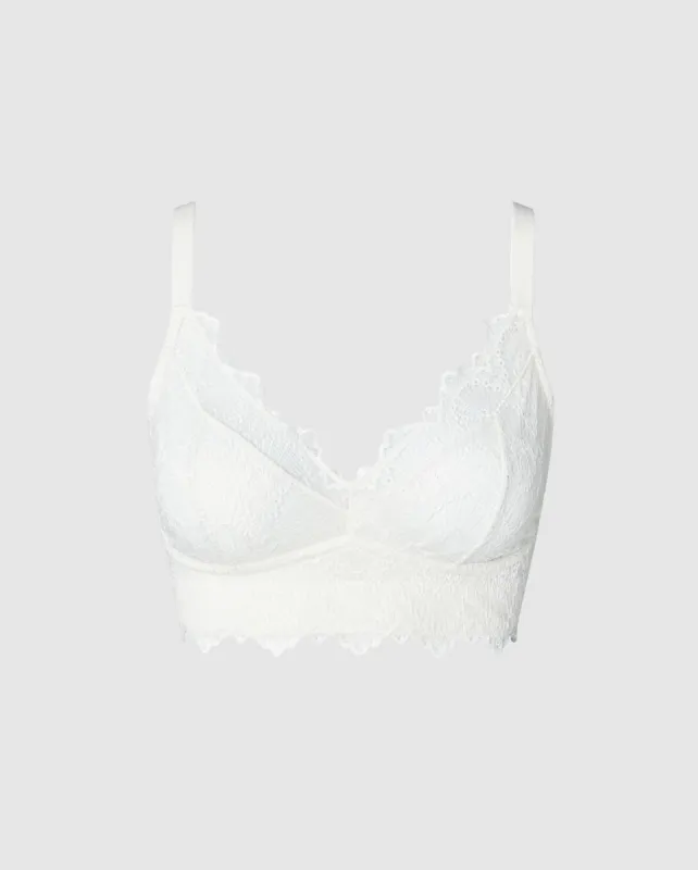 Lace Support Bra Off White sold by Ivalo.com