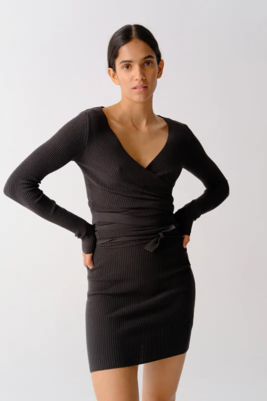 Allegra Long Sleeve Ebano Black sold by Ivalo.com