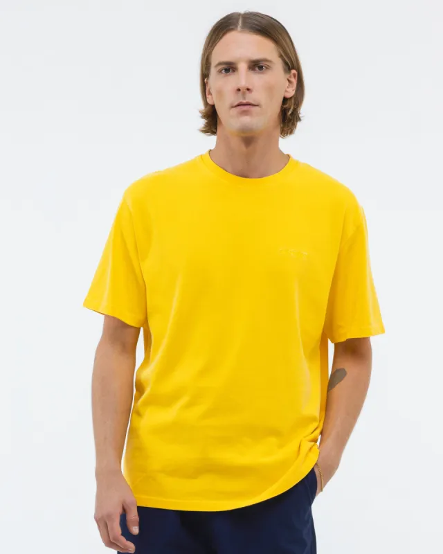 Stonewash T-Shirt Yellow sold by Ivalo.com