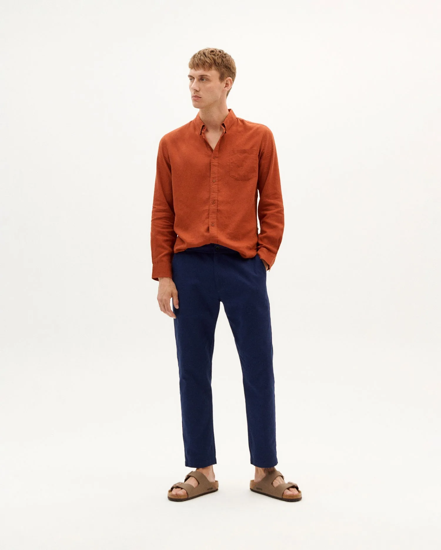 Men's Travel Light Pants Navy Blue sold by Ivalo.com