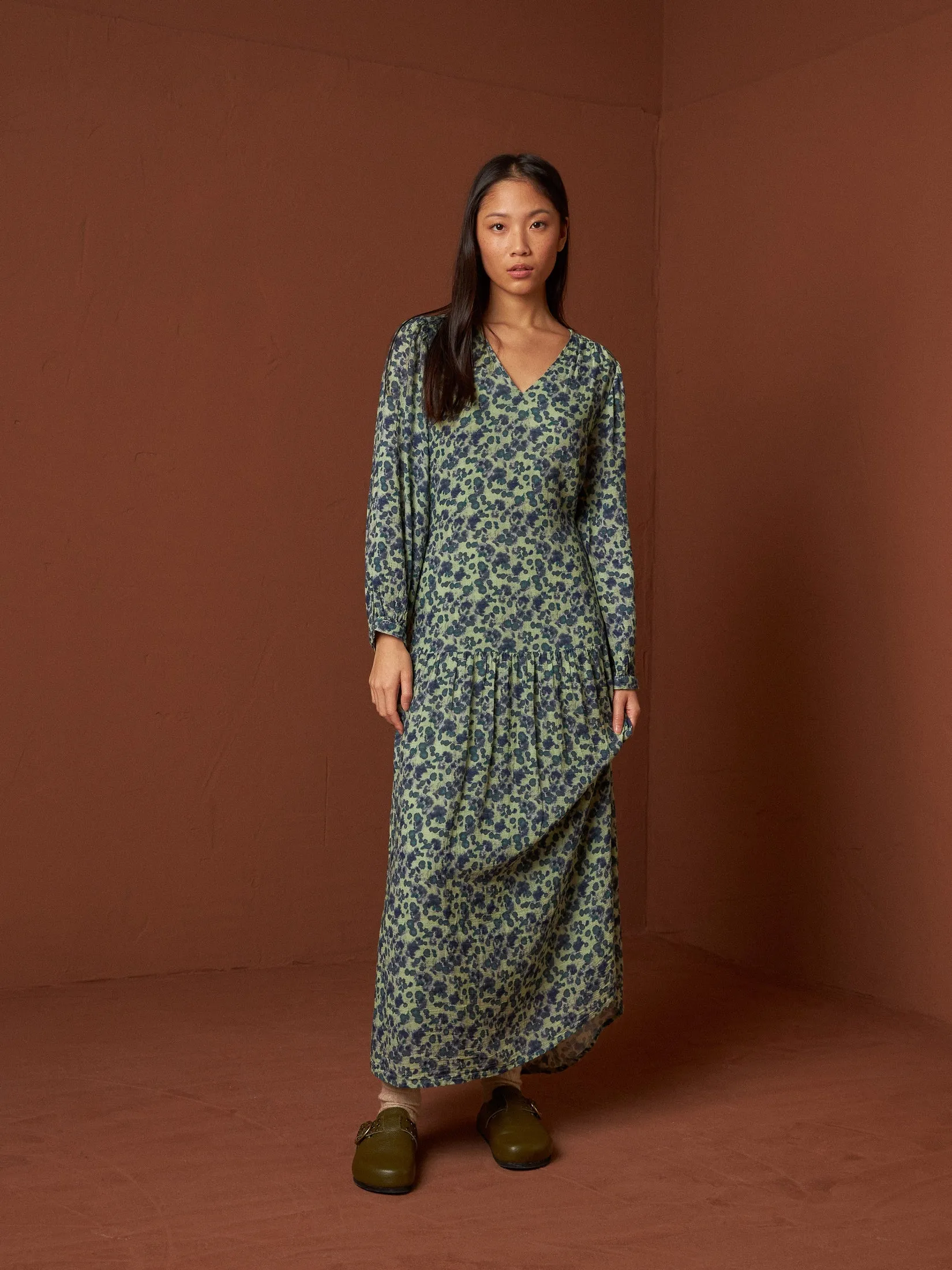 Printed Maxi Dress Green sold by Ivalo.com