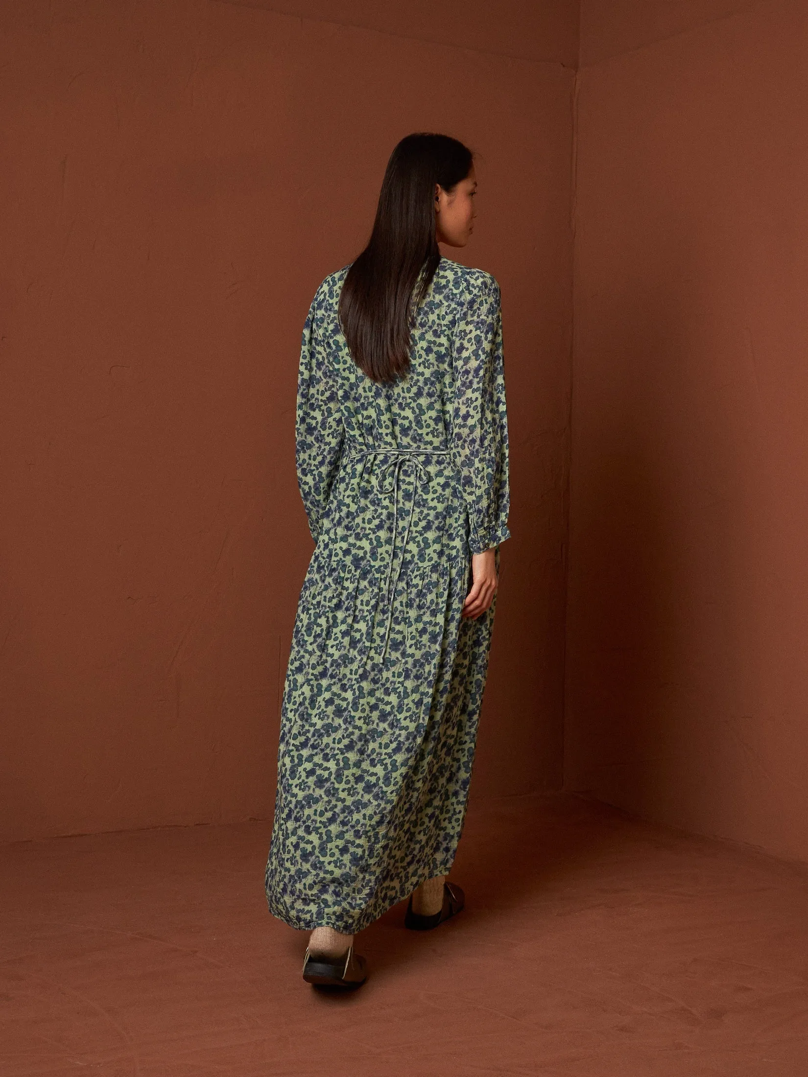 Printed Maxi Dress Green sold by Ivalo.com product image thumbnail 2