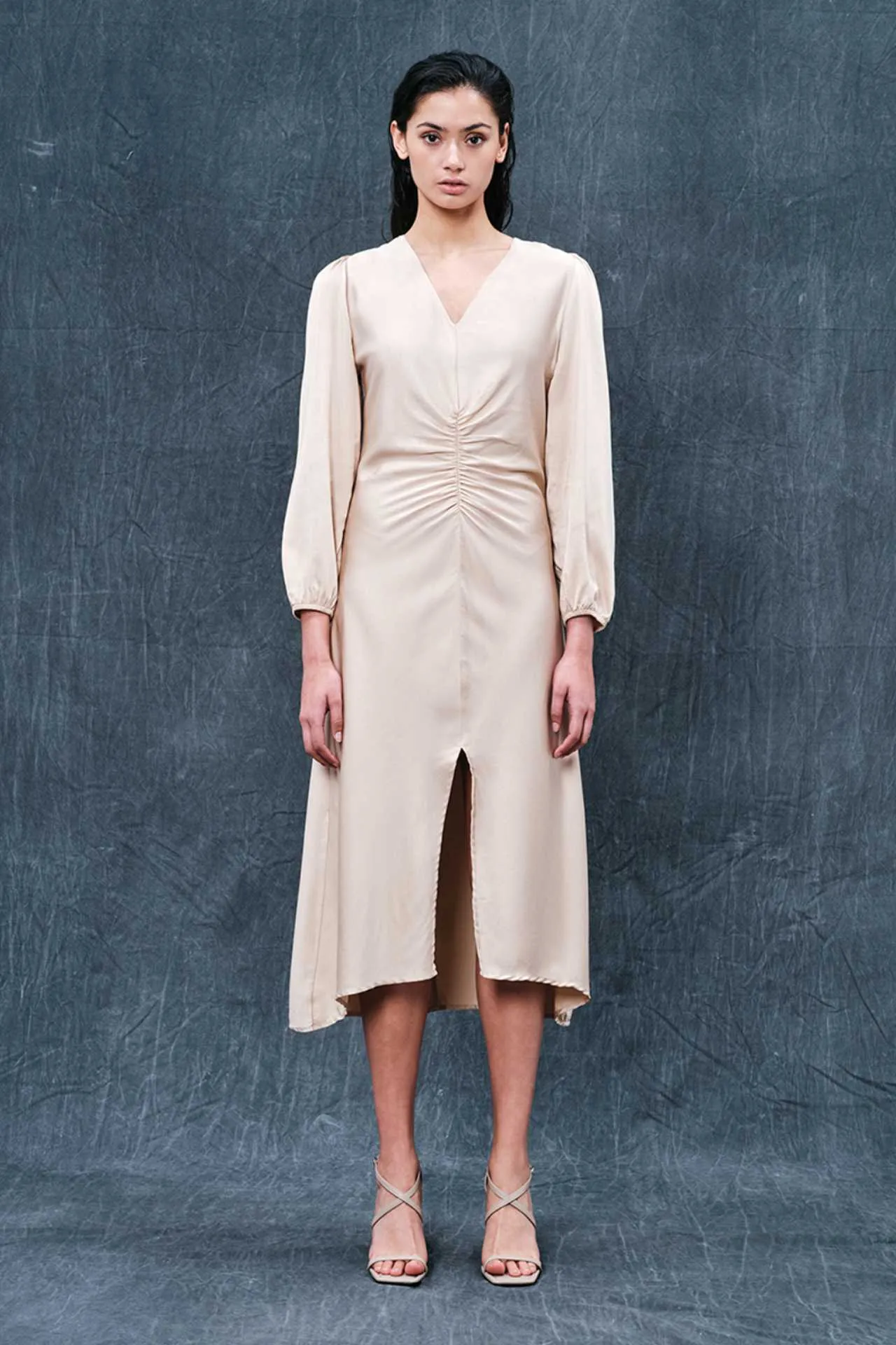 Double V Cut Detail Dress sold by Ivalo.com