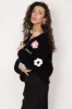 Flower Handmade Cardigan Black sold by Ivalo.com