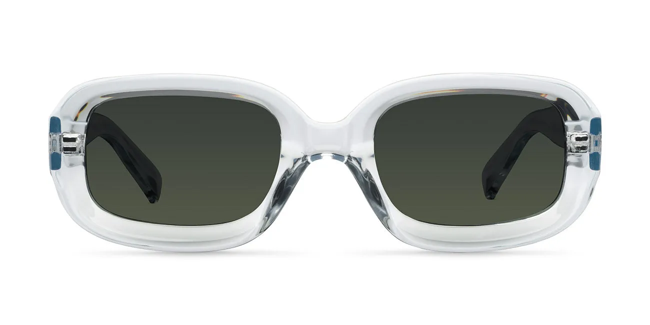 Dashi Sunglasses Sky Blue/Olive Green sold by Ivalo.com