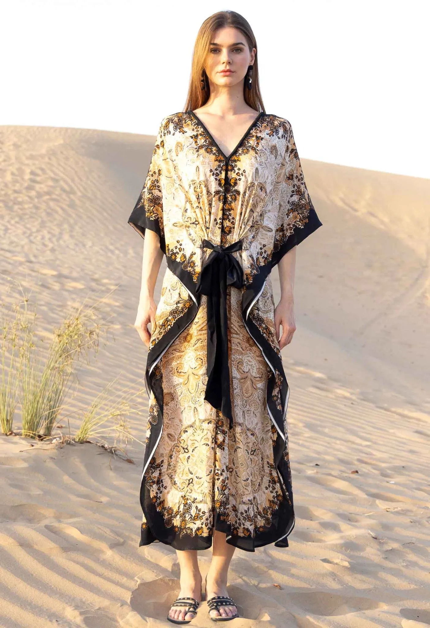 Majestic Dreams Beach Kaftan Paisley Printed sold by Ivalo.com