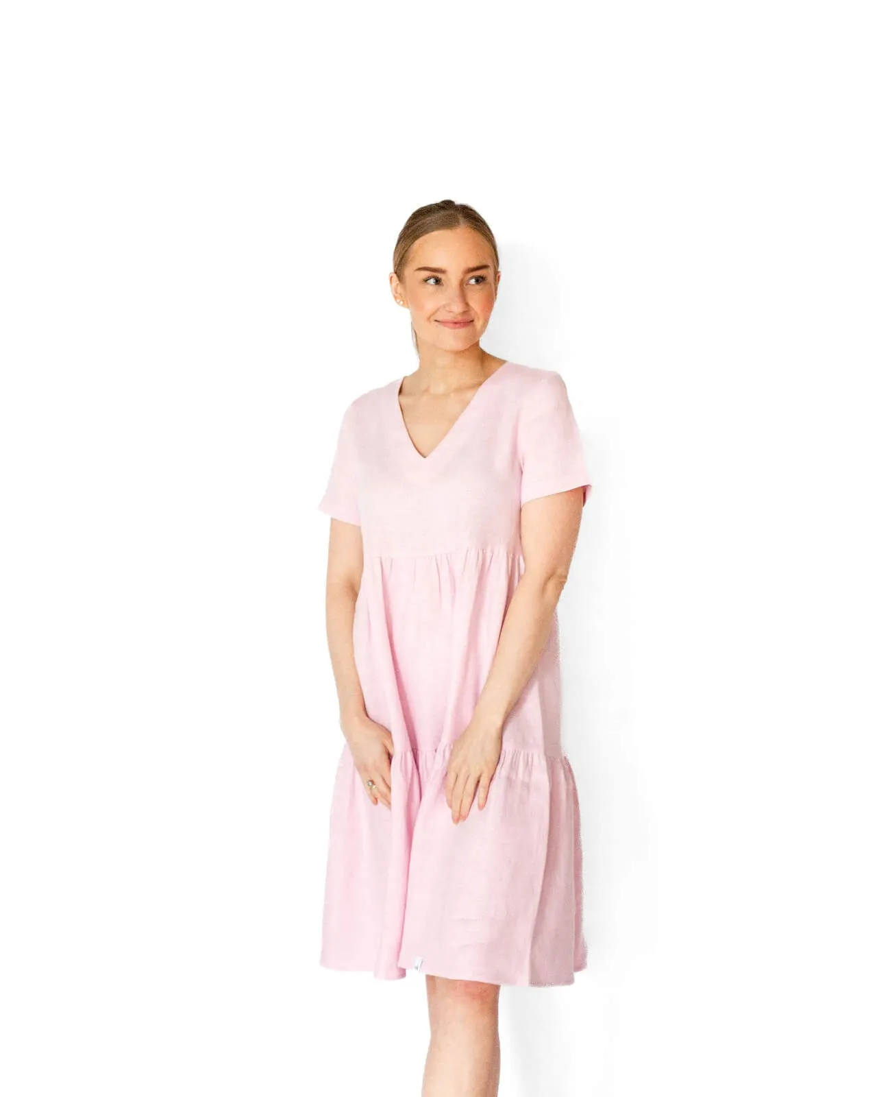 Linen Layer Dress Rosewater Pink sold by Ivalo.com product image thumbnail 5