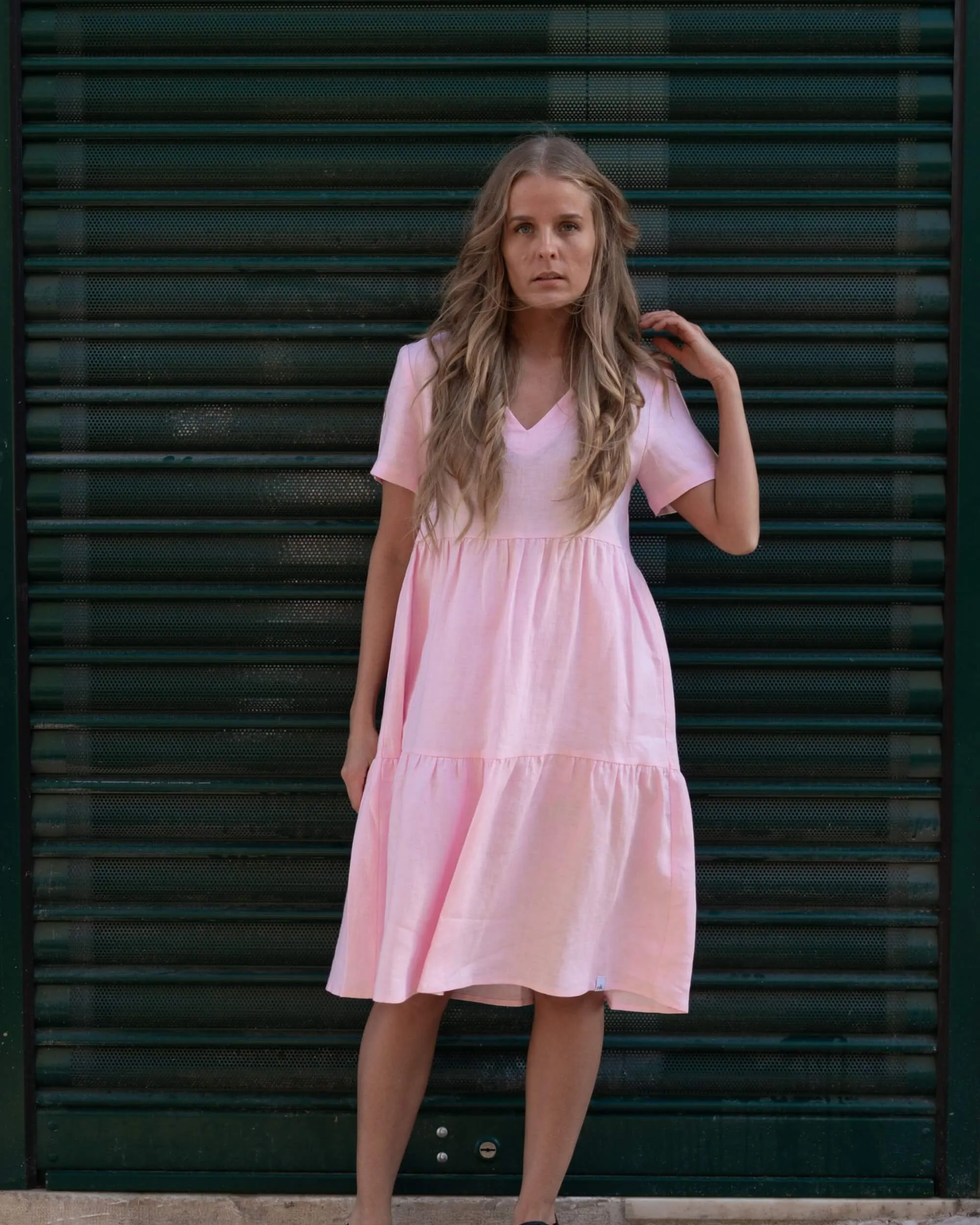 Linen Layer Dress Rosewater Pink sold by Ivalo.com product image thumbnail 3