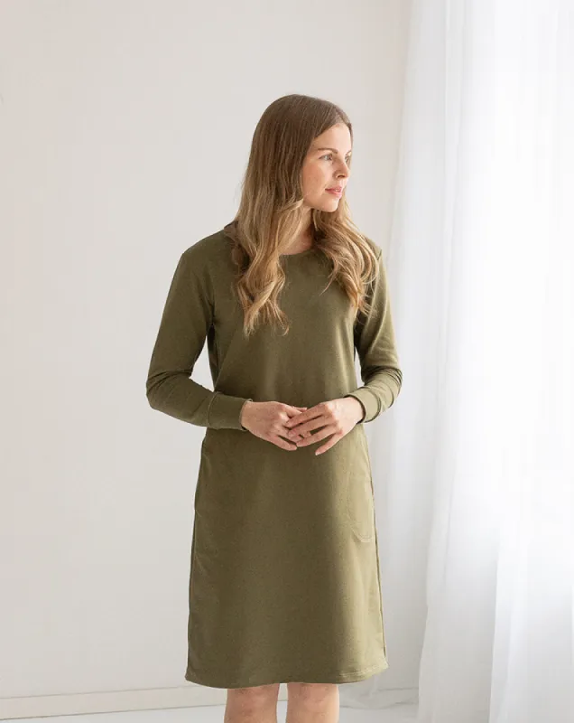 Melli EcoDesign College Dress Forest Green sold by Ivalo.com