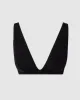 Plunge Bikini Top Black sold by Ivalo.com