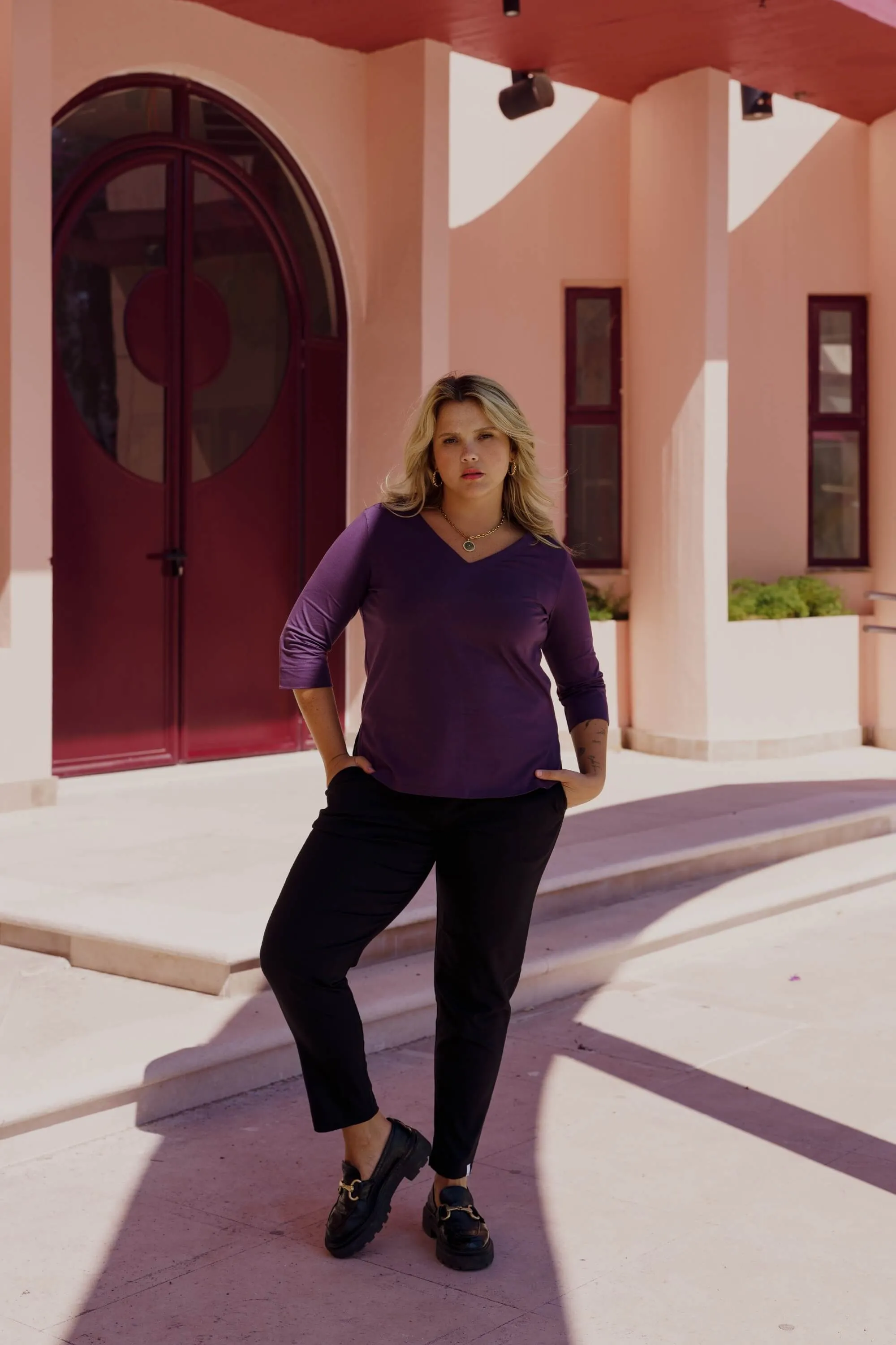 Vera Blouse Royal Violet sold by Ivalo.com product image thumbnail 3