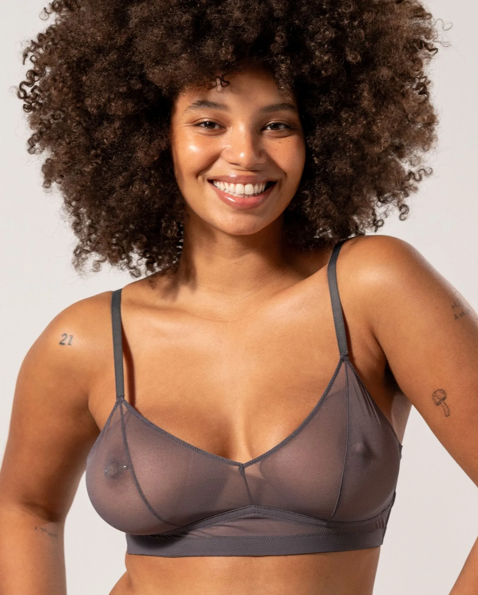 Mesh Balconette Grey sold by Ivalo.com product image thumbnail 2