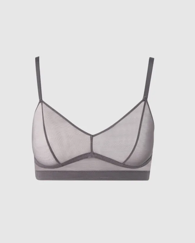 Mesh Balconette Grey sold by Ivalo.com