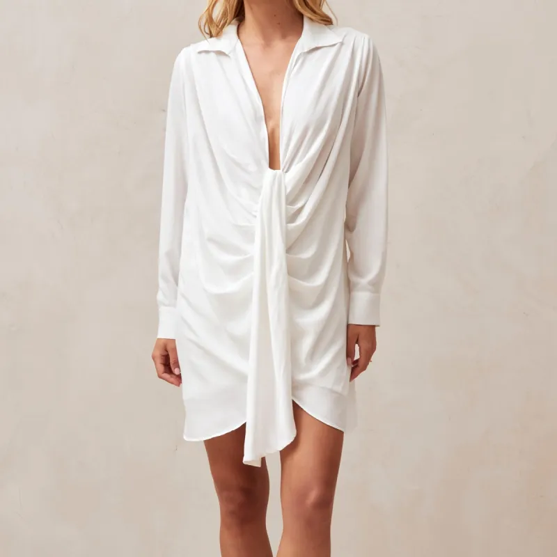 Liberica Mini Dress Cream White sold by Ivalo.com