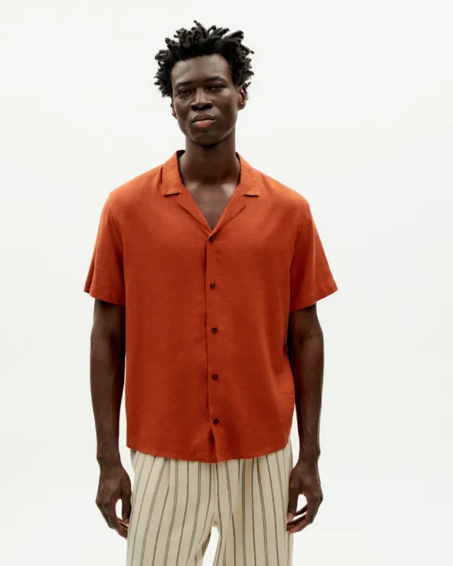 Hemp Jules Shirt Red sold by Ivalo.com