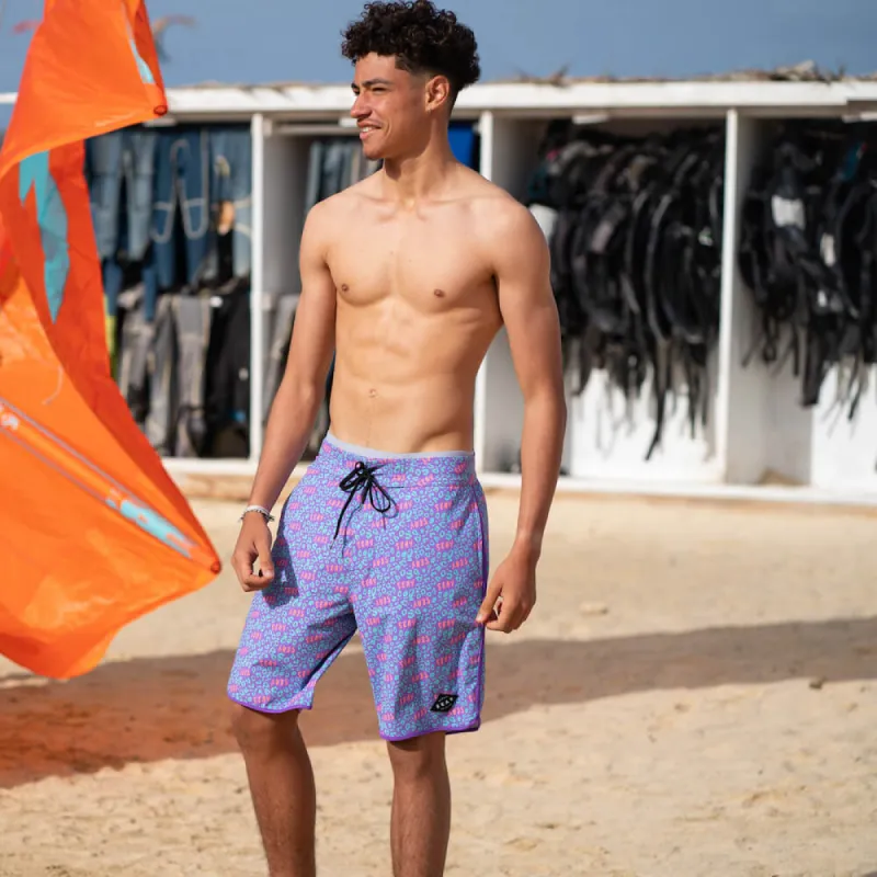 Alapai Board Shorts in Fancy Ocelot sold by Ivalo.com