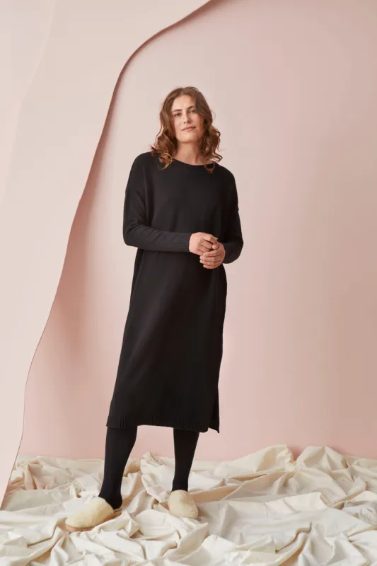 Soft Wool Dress Black sold by Ivalo.com