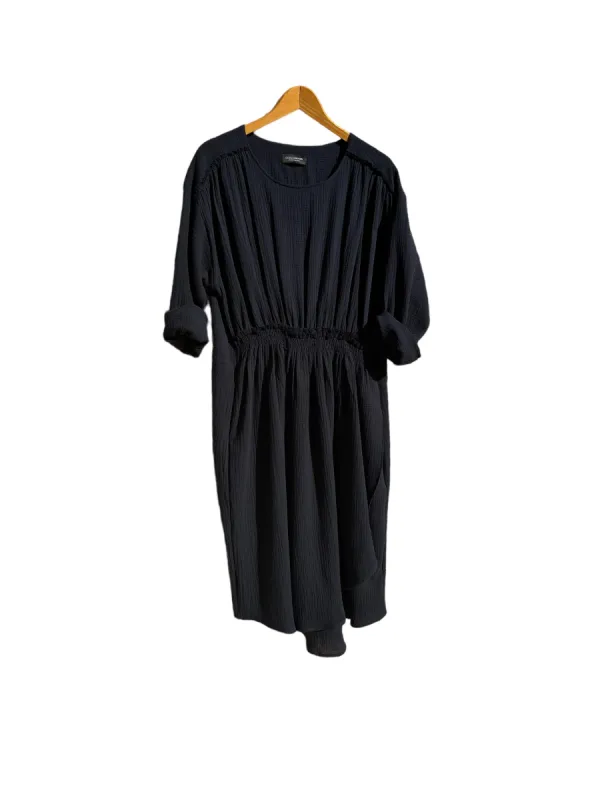 Drap Dress Navy Blue Muslin sold by Ivalo.com