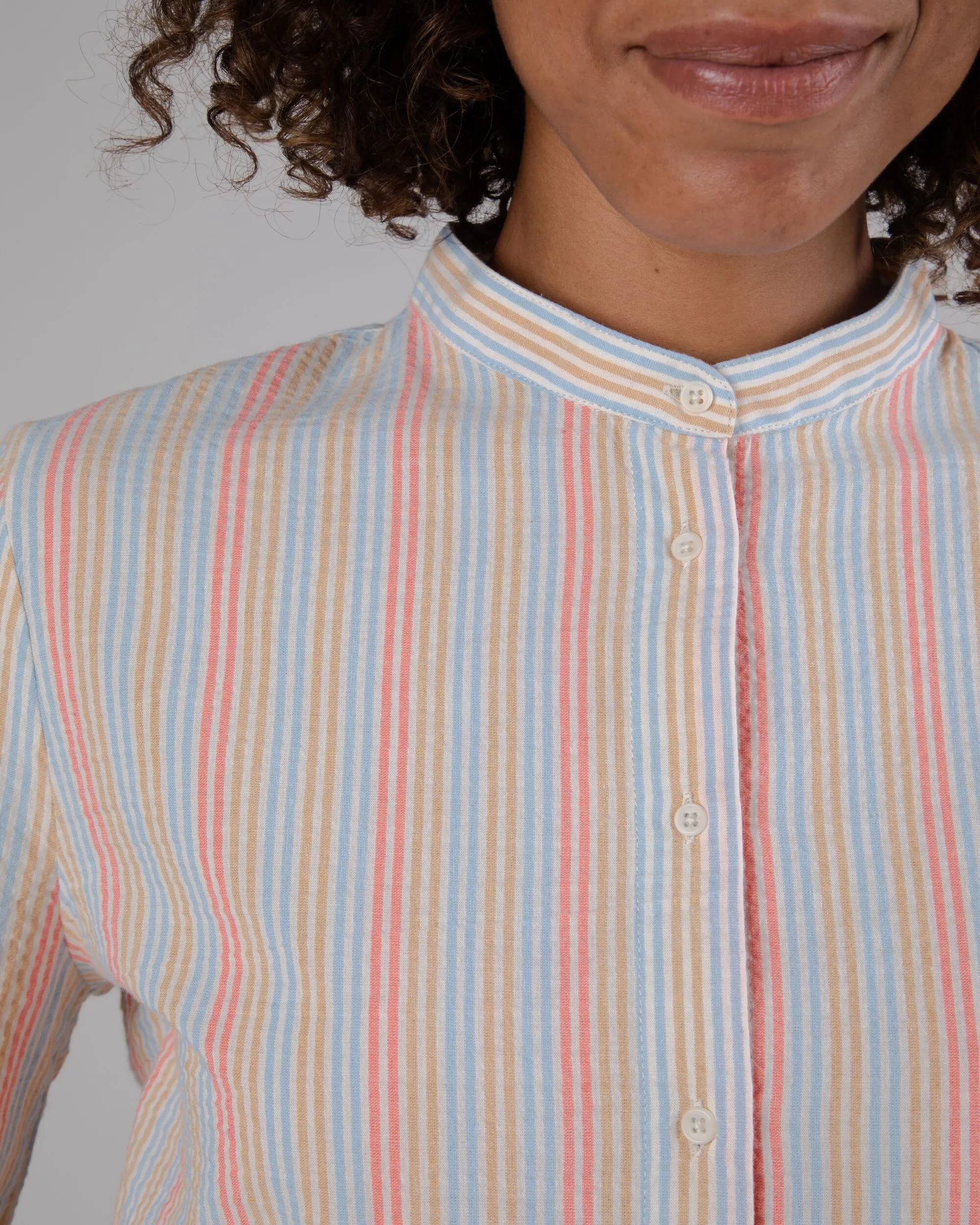 Sunset Mao Blouse Stripes Pink/Blue sold by Ivalo.com product image thumbnail 5