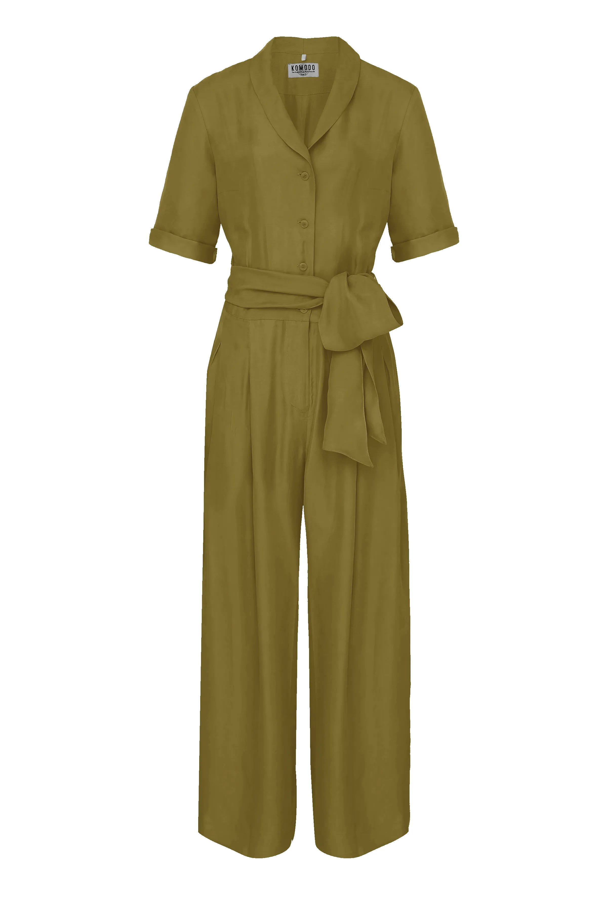 Planet Rayon Jumpsuit Khaki sold by Ivalo.com