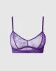 Floral Lace Balconette Lilac sold by Ivalo.com
