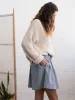 Casayeta Skirt Stripes Greyish Blue sold by Ivalo.com