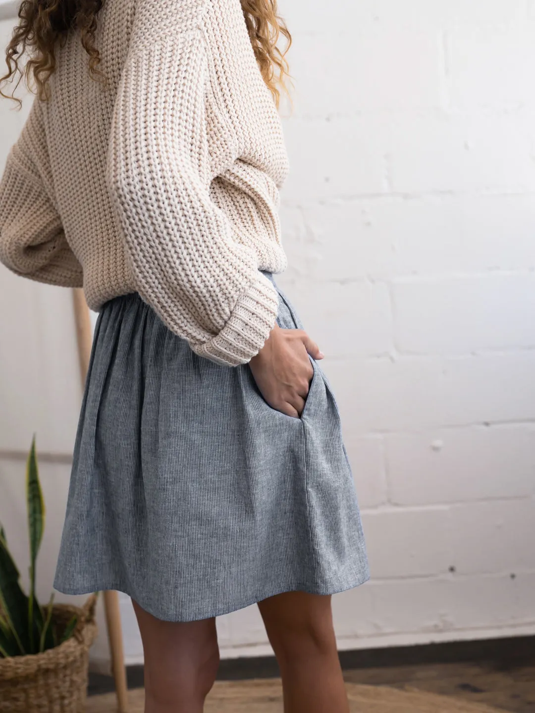 Casayeta Skirt Stripes Greyish Blue sold by Ivalo.com product image thumbnail 3