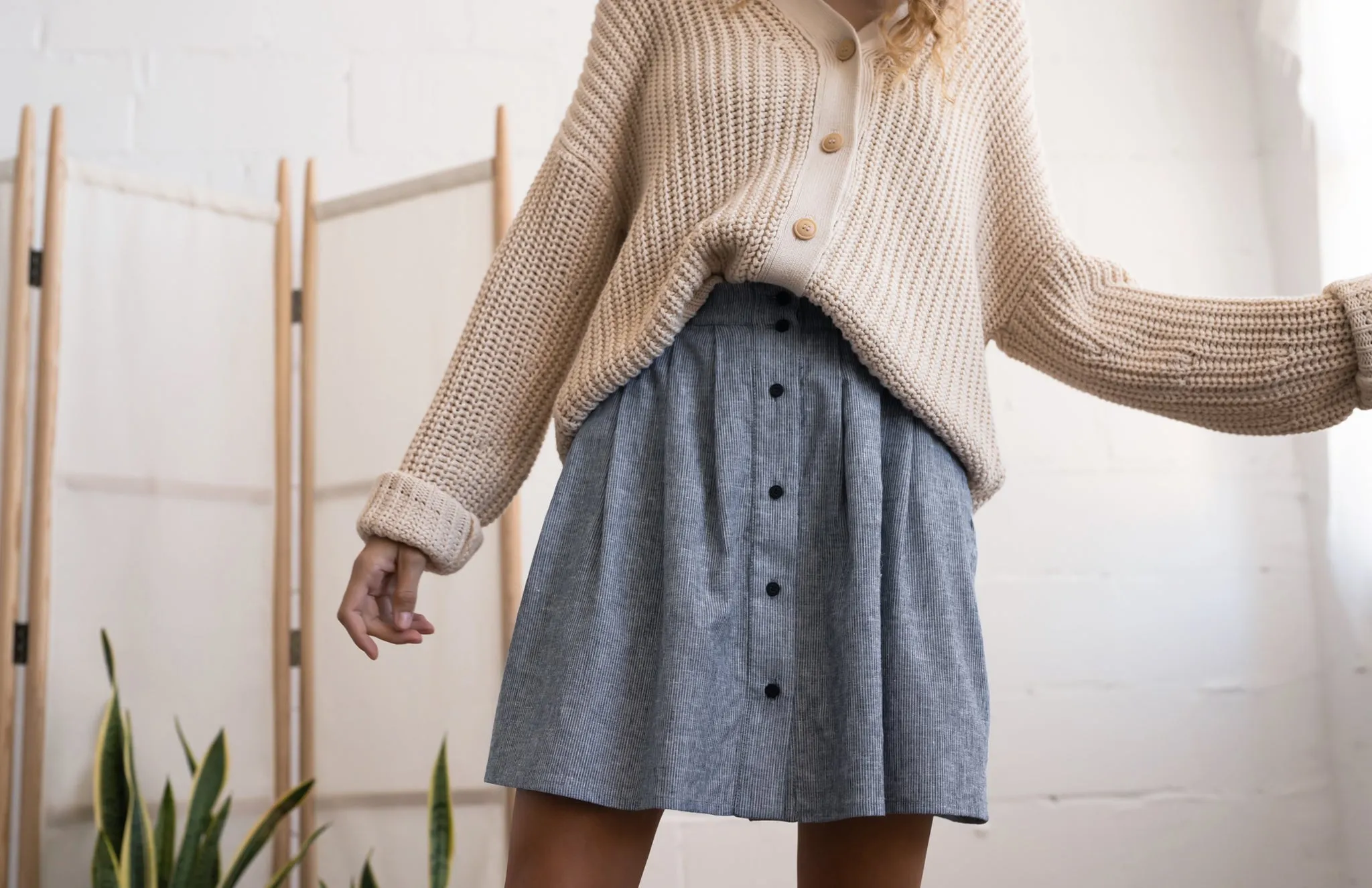 Casayeta Skirt Stripes Greyish Blue sold by Ivalo.com product image thumbnail 5