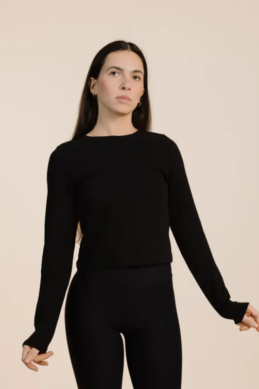 Maya Long Sleeve Black sold by Ivalo.com