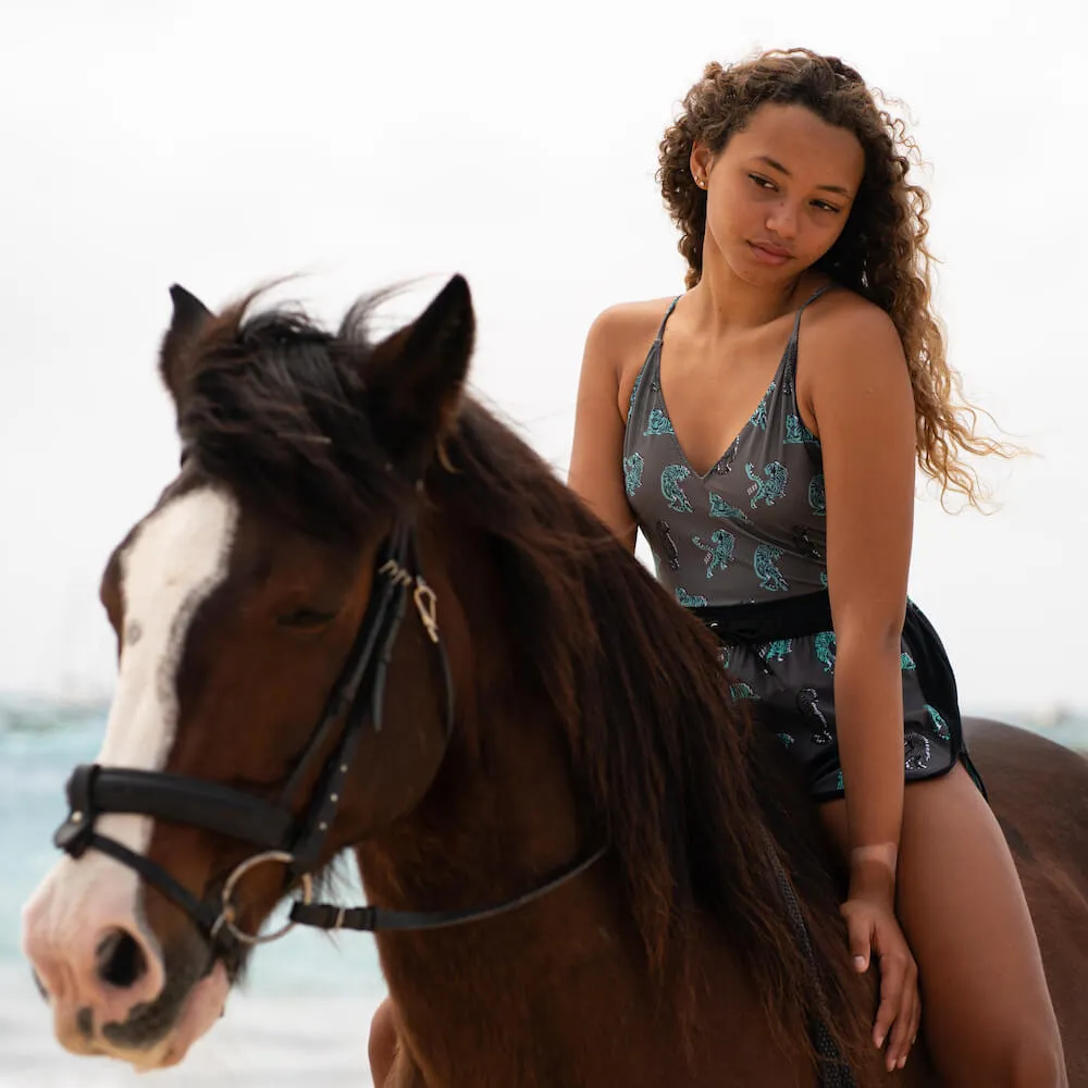 One Piece Swimsuit Gray Aloha sold by Ivalo.com product image thumbnail 2