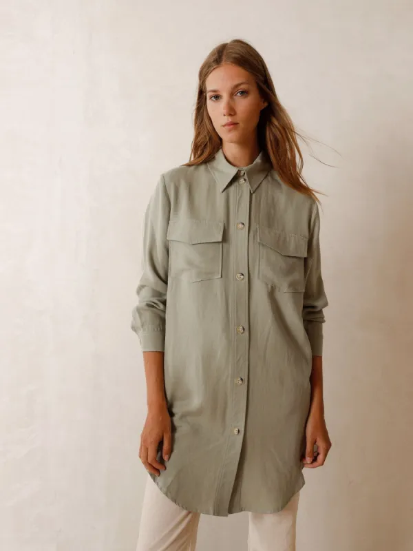 Suit Overshirt Pale Green sold by Ivalo.com