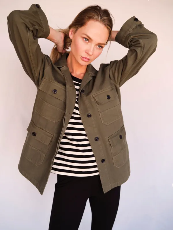 Field Jacket In Organic Cotton sold by Ivalo.com