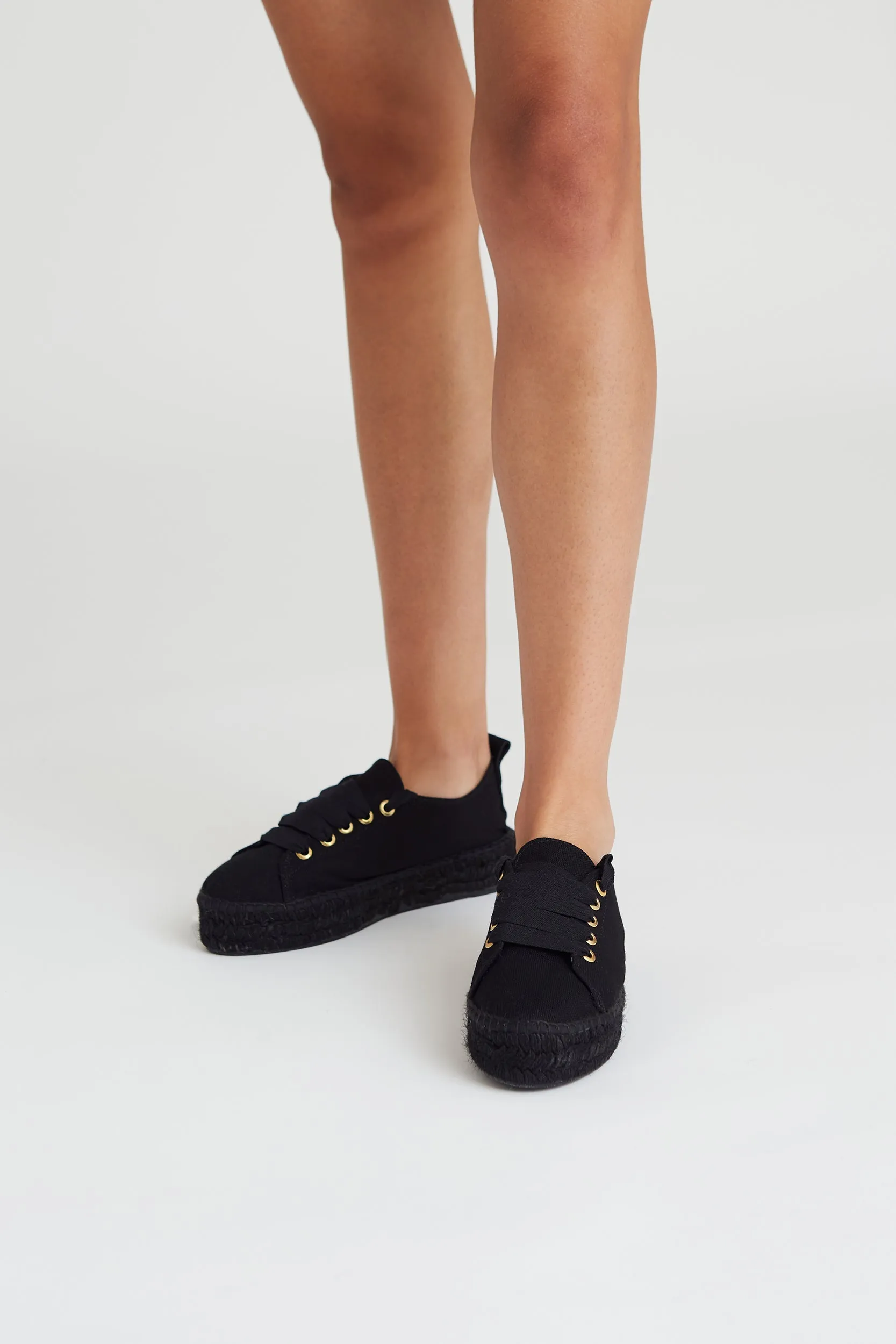 Sneaker Espadrilles Total Black sold by Ivalo.com