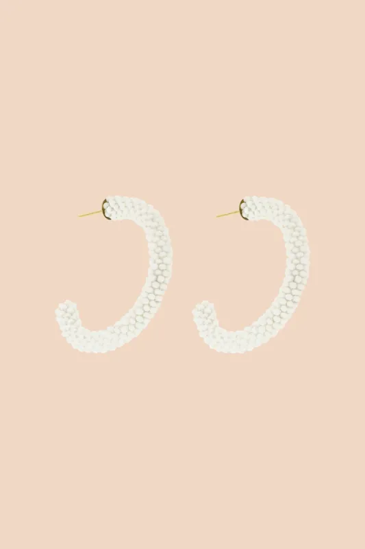 Gianna Earrings White sold by Ivalo.com
