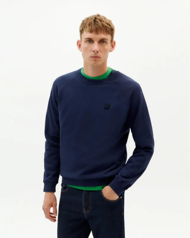 Sol Sweatshirt Navy made by Thinking Mu