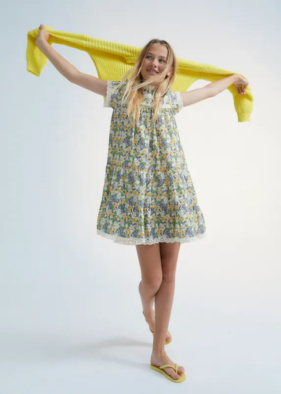 Beverly Kid's Dress Green sold by Ivalo.com