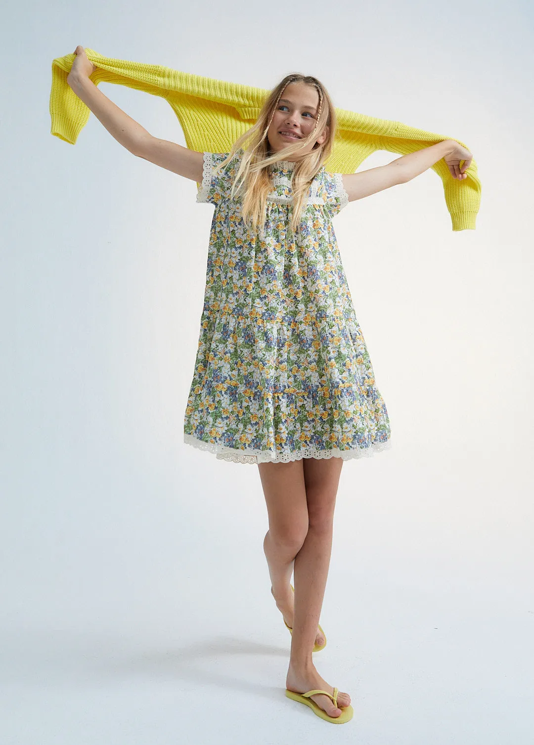 Beverly Kid's Dress Green sold by Ivalo.com