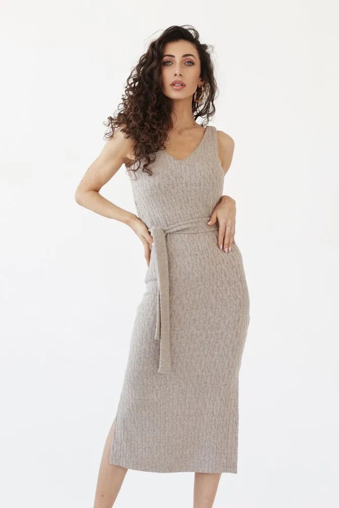 Elena Knitted Dress Beige sold by Ivalo.com product image thumbnail 3