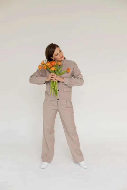 Enzo Pants Beige sold by Ivalo.com