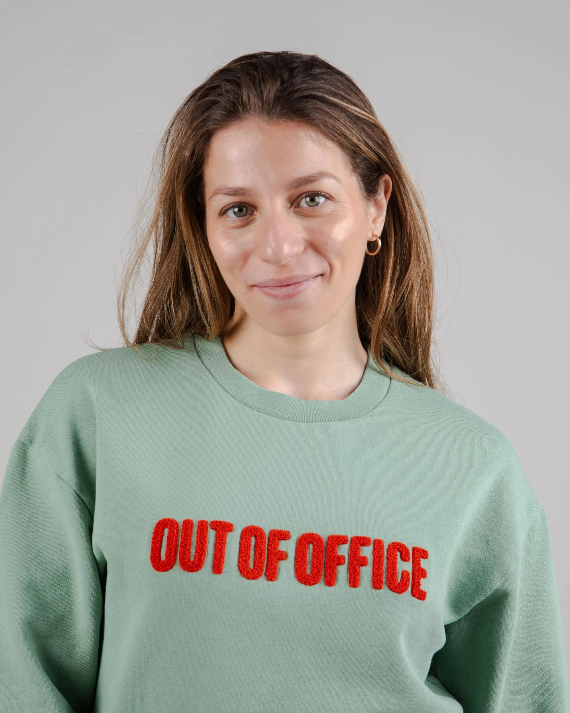 Out of Office Sweatshirt Mint Green sold by Ivalo.com product image thumbnail 2