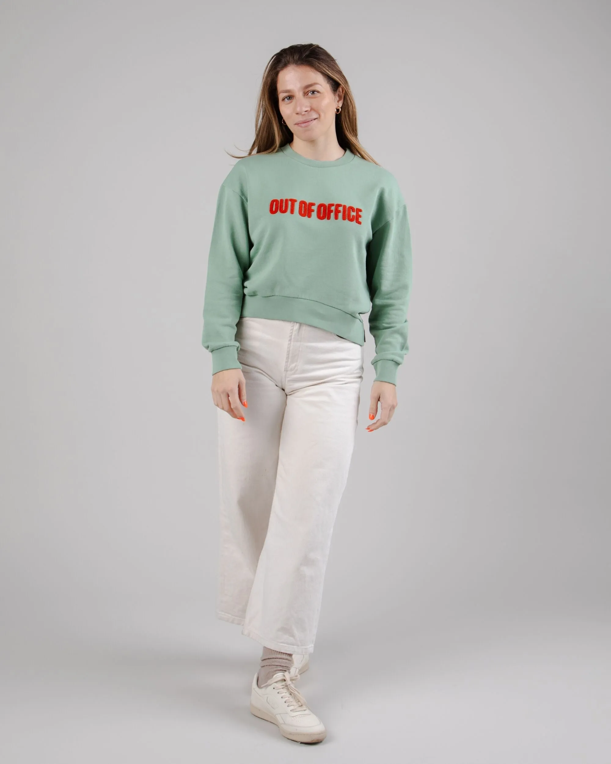 Out of Office Sweatshirt Mint Green sold by Ivalo.com product image thumbnail 3