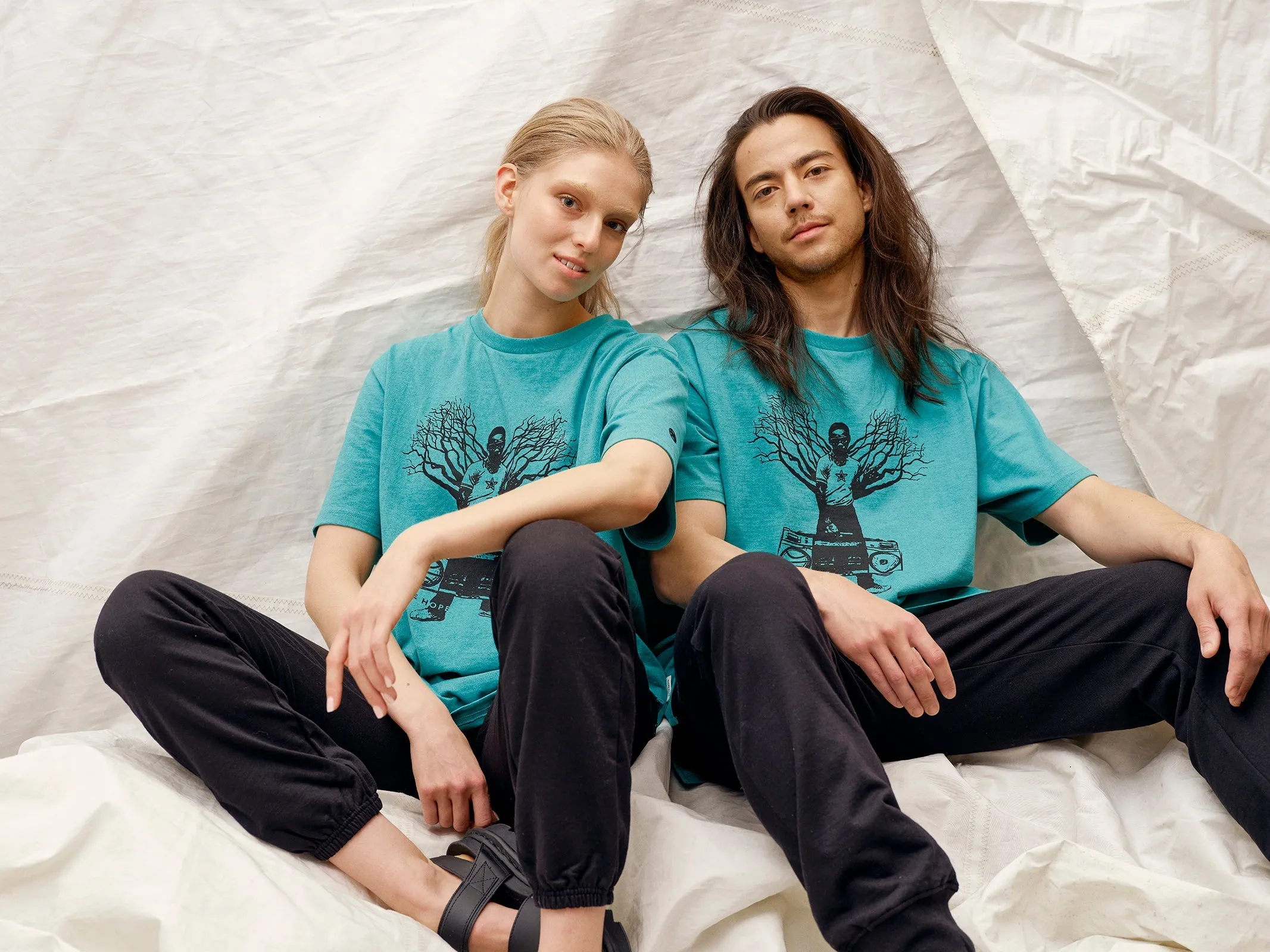 Smaragdi T-Shirt Turquoise sold by Ivalo.com product image thumbnail 4