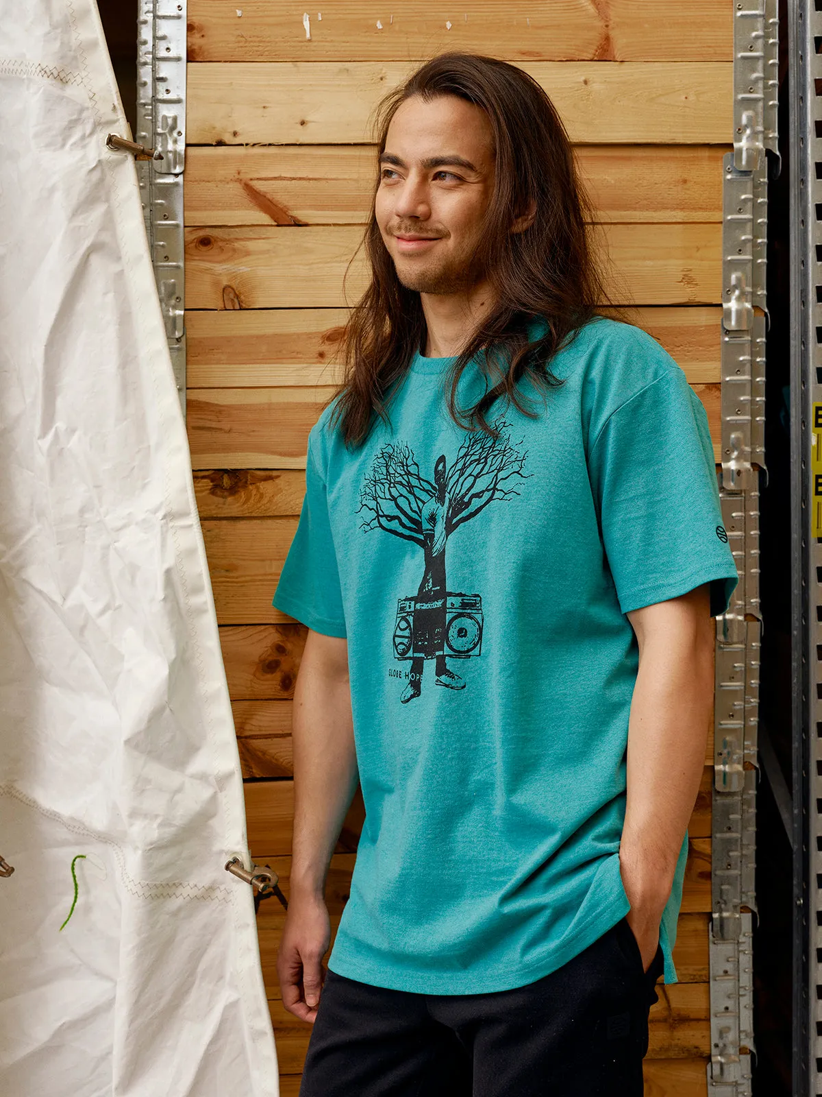 Smaragdi T-Shirt Turquoise sold by Ivalo.com product image thumbnail 3