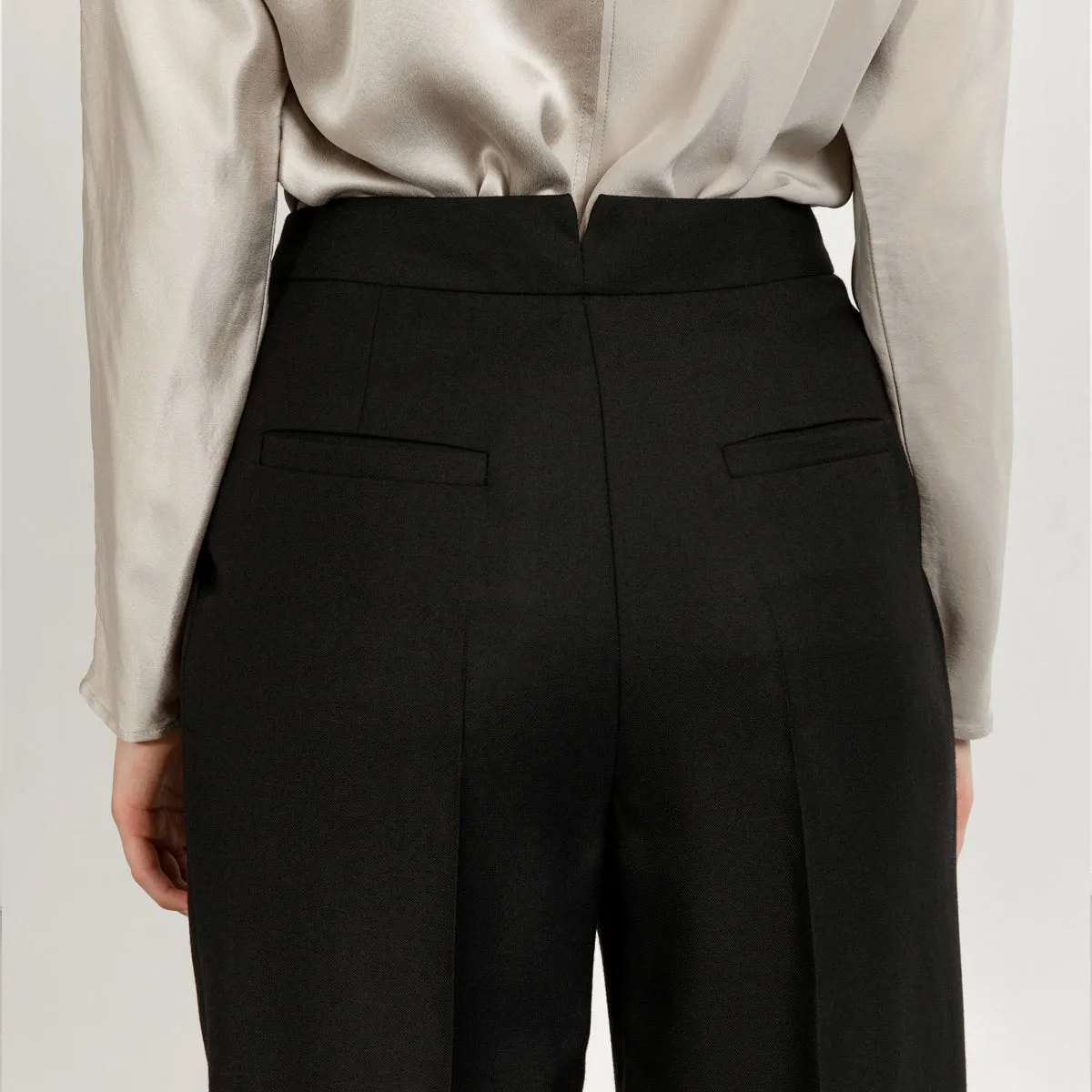 Swipe Wide Leg Long Wool Pants sold by Ivalo.com product image thumbnail 2