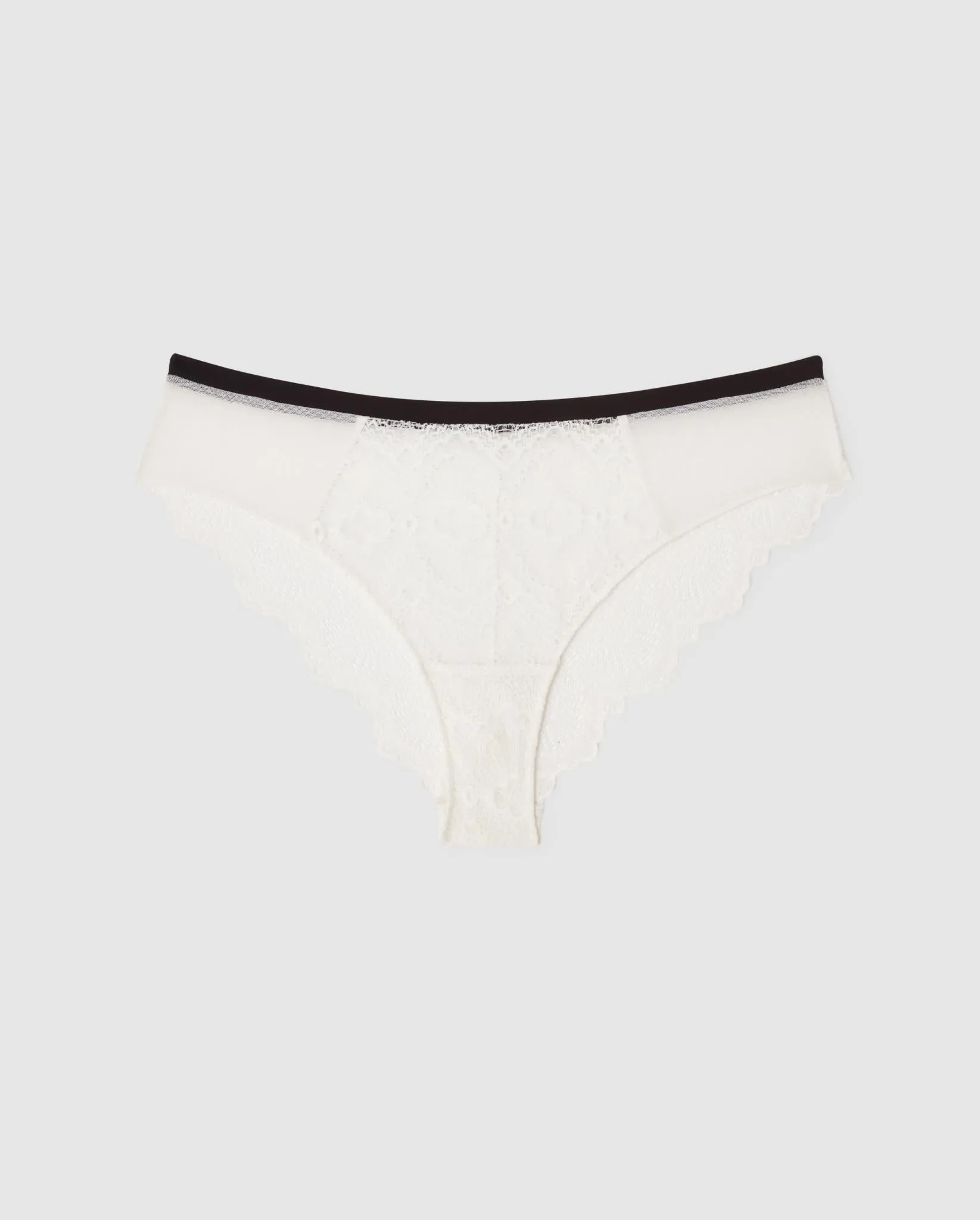Lace Cheeky White/Black sold by Ivalo.com